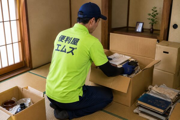 お部屋の片付け・不用品の箱詰め作業